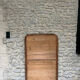 Antique Louis-Philippe mirror 126/80.5cm gilded with silver leaf trumeau