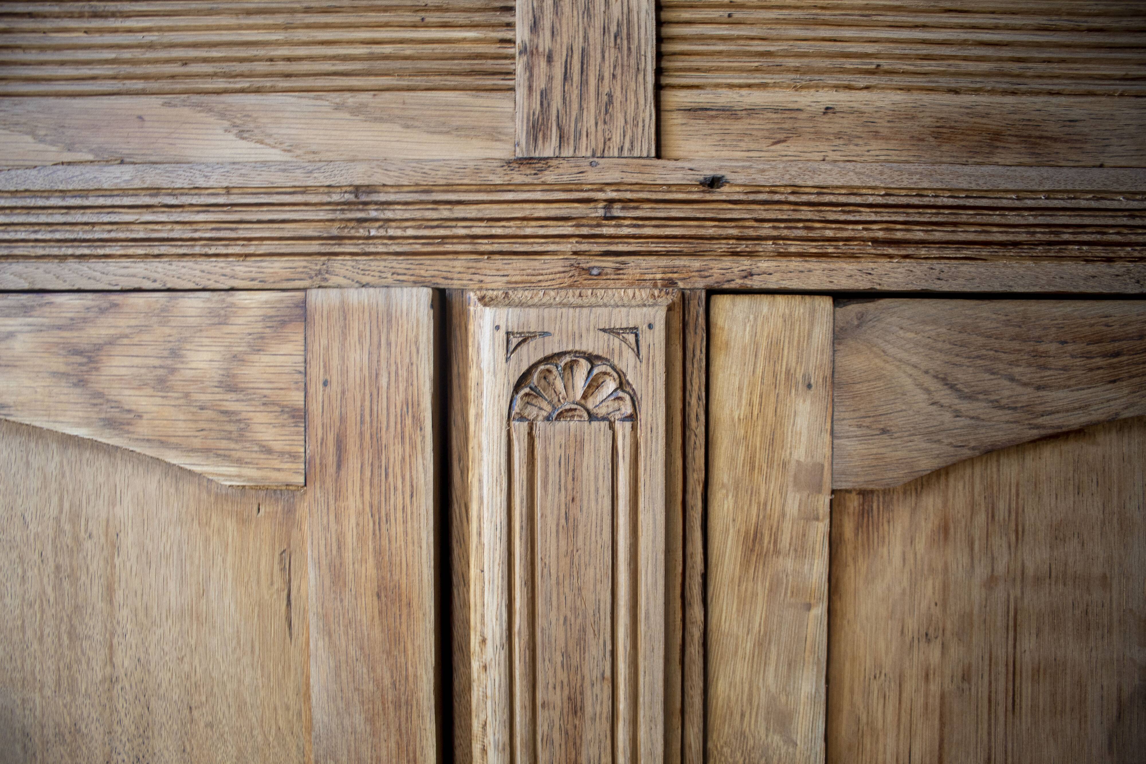 Vintage oak grand buffet