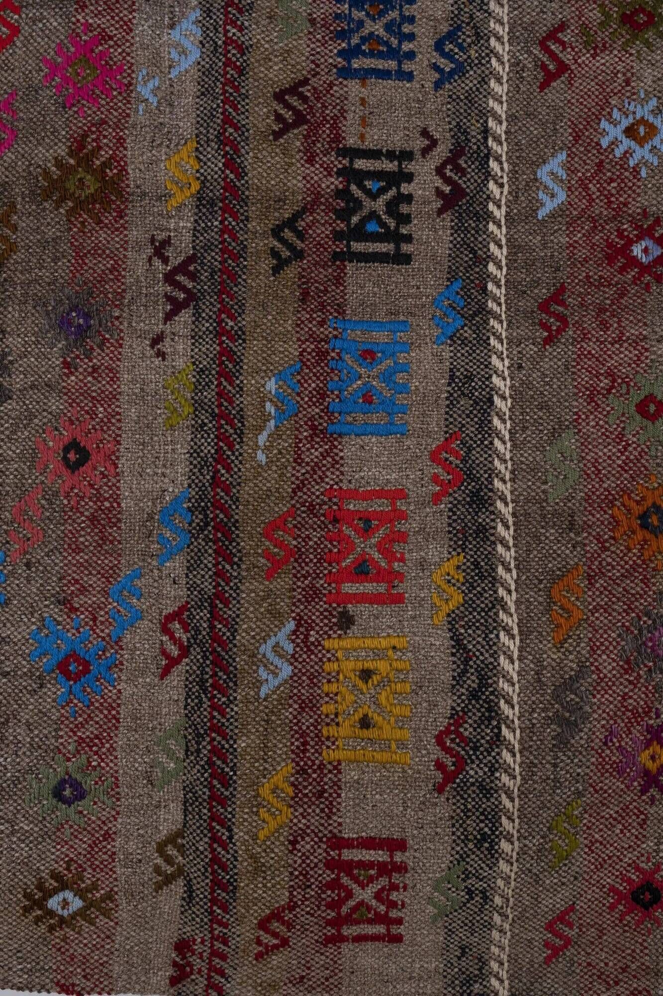 Vintage Turkish hallway rug 98x282 cm