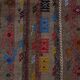 Vintage Turkish hallway rug 98x282 cm