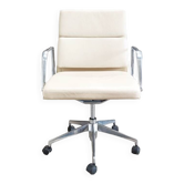 MATTEO GRASSI meeting chair beige leather