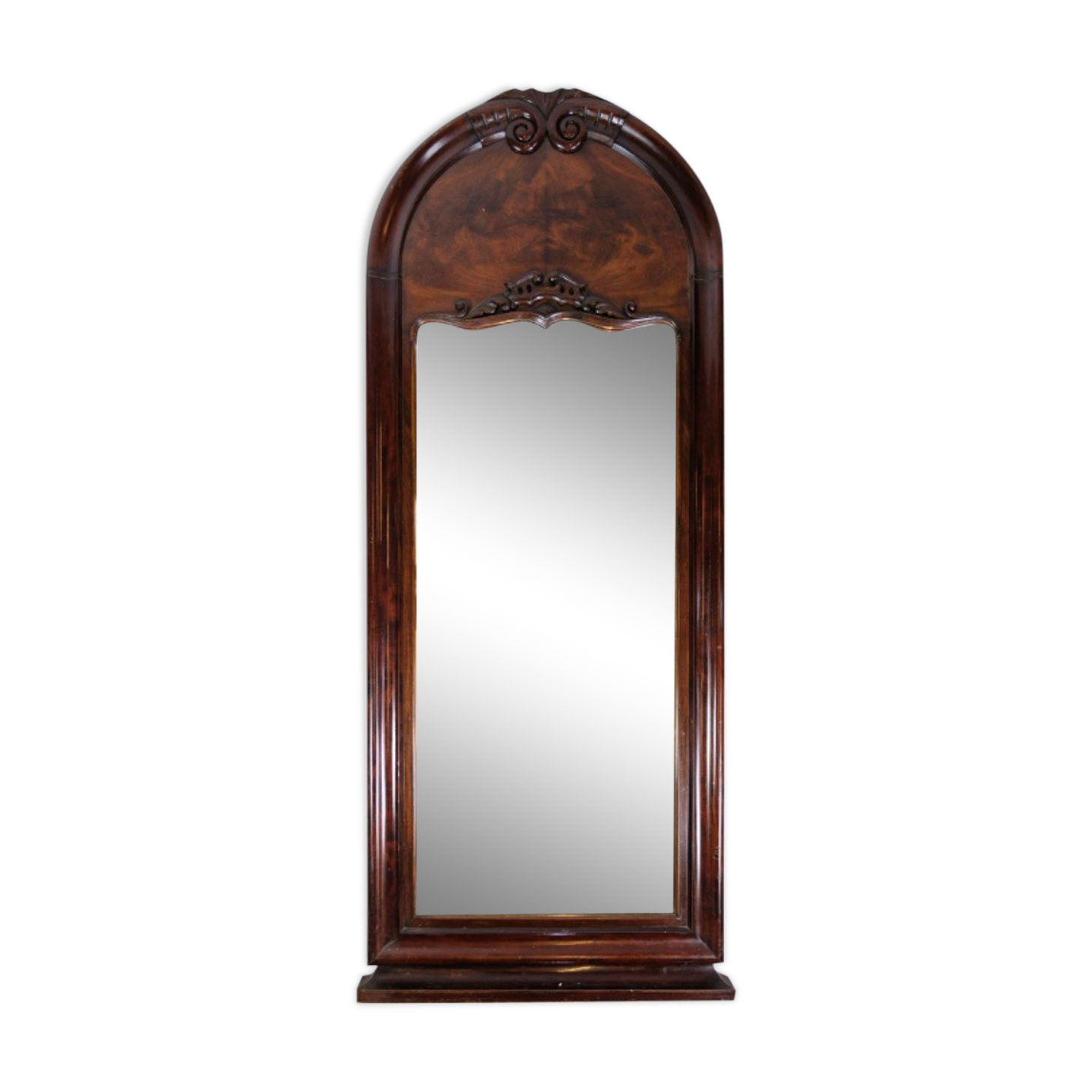 Antique Christian VIII Mirror in Mahogany from around the Year 1860s