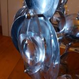Vintage chandelier 70'S Oscar Torlasco , 9 lights