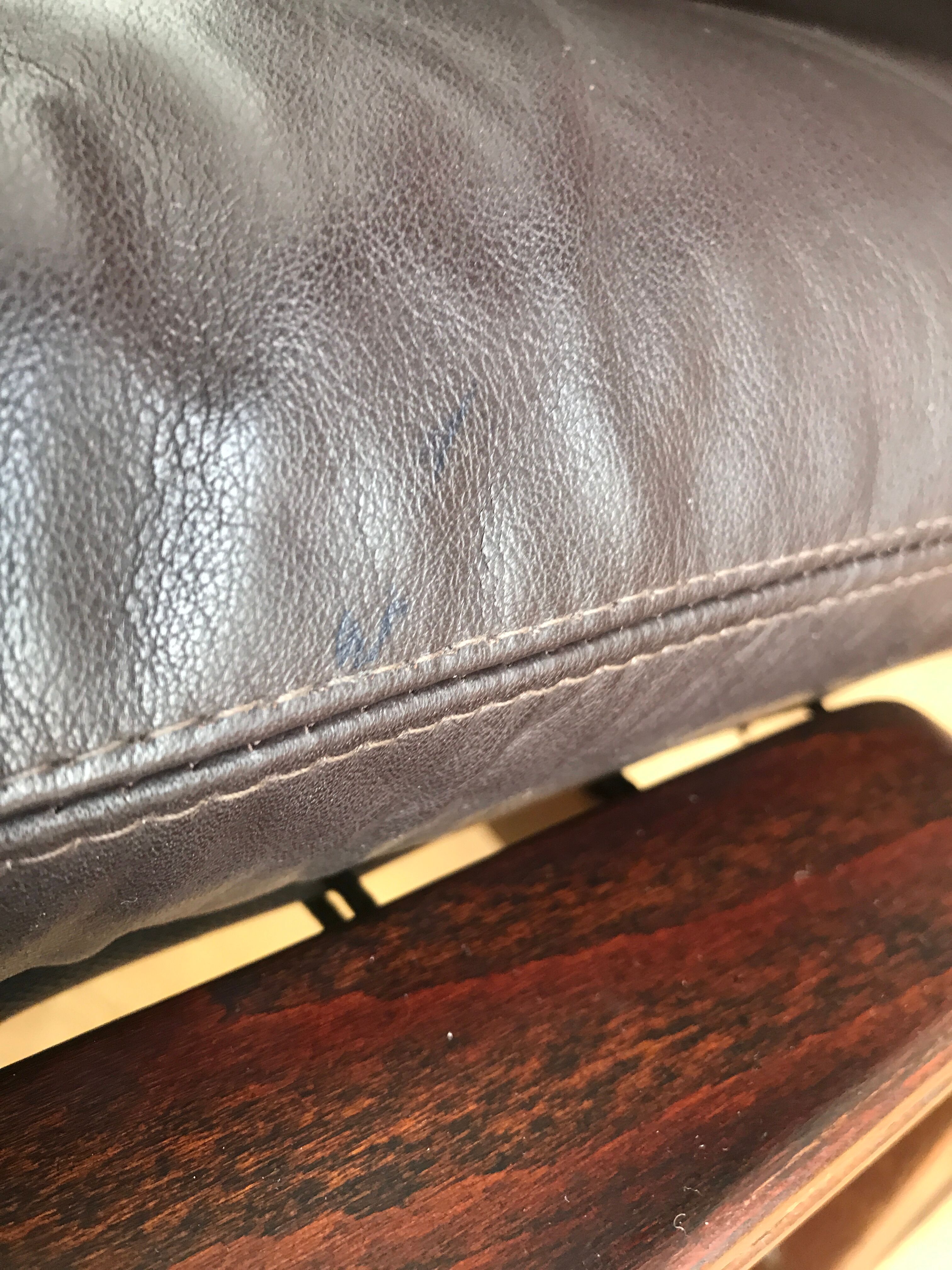 Armchair siesta brown leather by ingmar relling for westnofa