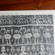 Ancienne planche illustrative tissu funéraire des Indes Néerlandai