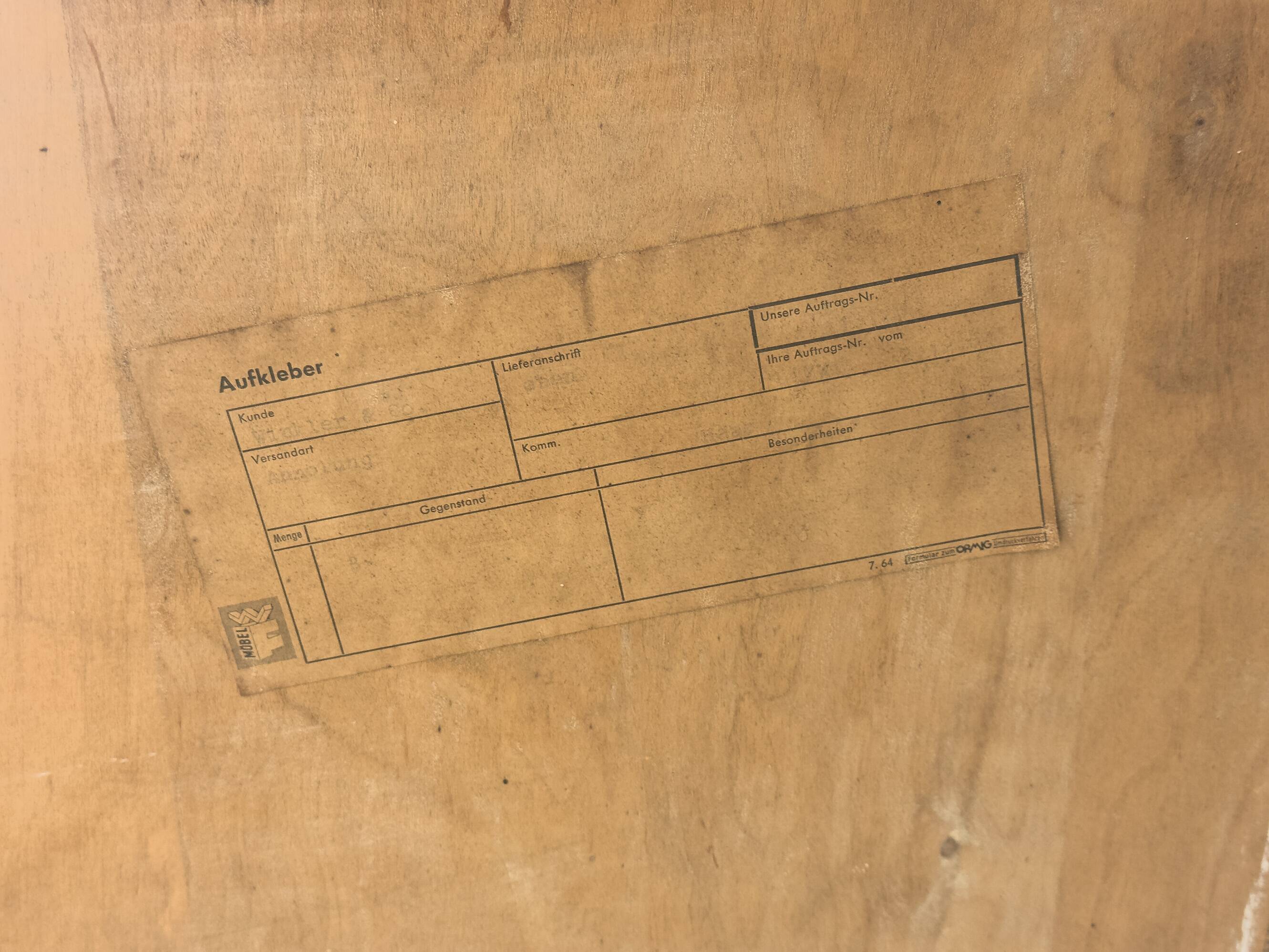 Mid-Century Teak Sideboard from Franzmeyer Möbel, 1964