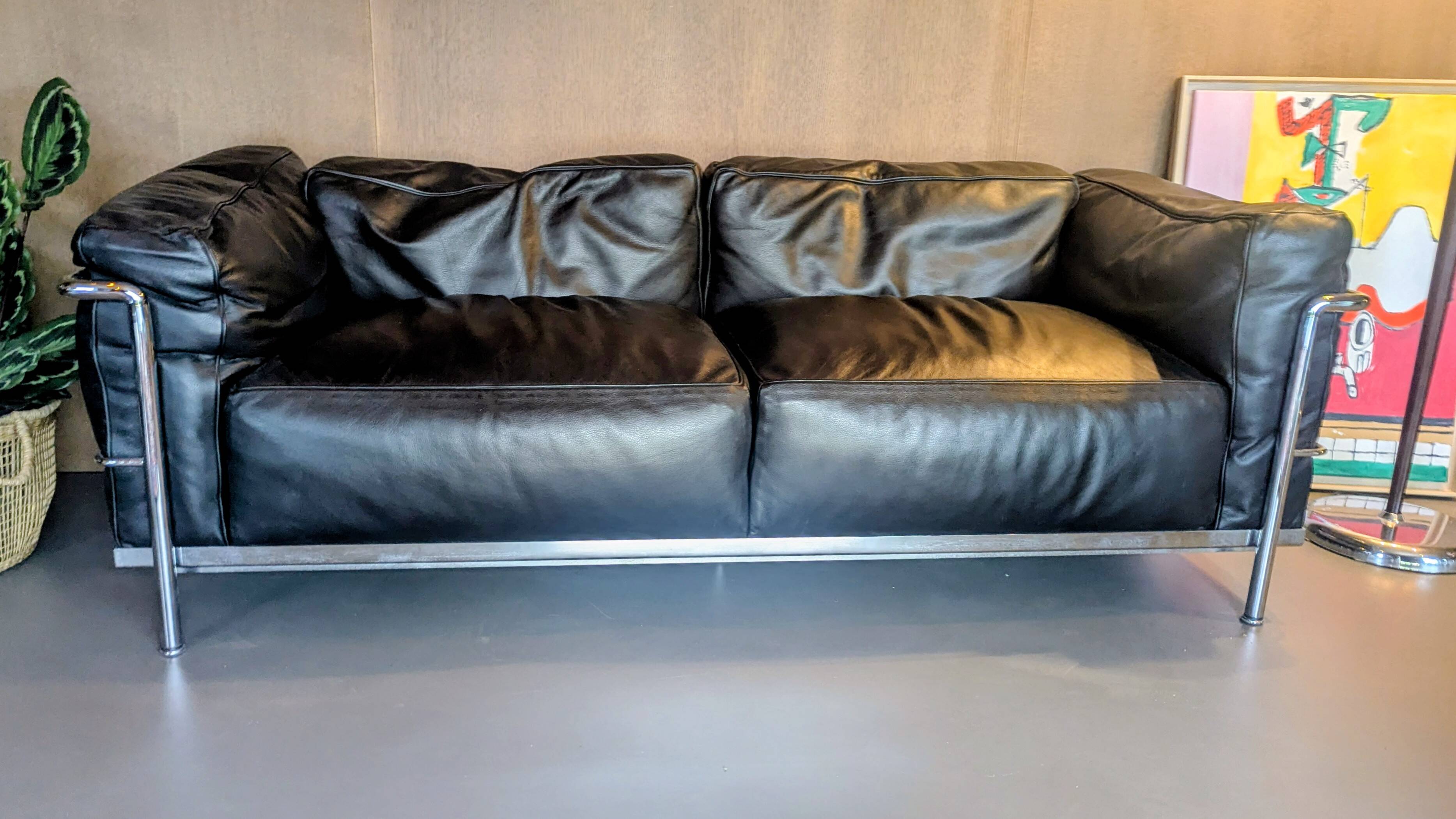 CASSINA Le Corbusier LC3 sofa plume version