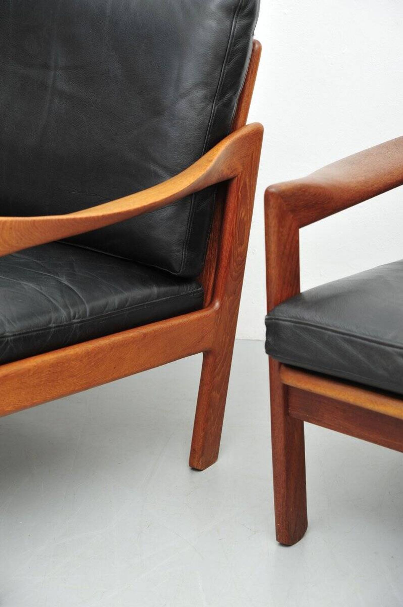 Fauteuils par Illum Wikkelsø pour Niels Eilersen, années 1950, ensemble de 2
