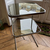 Table verre fumé