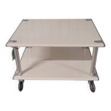 Coffee table on wheels