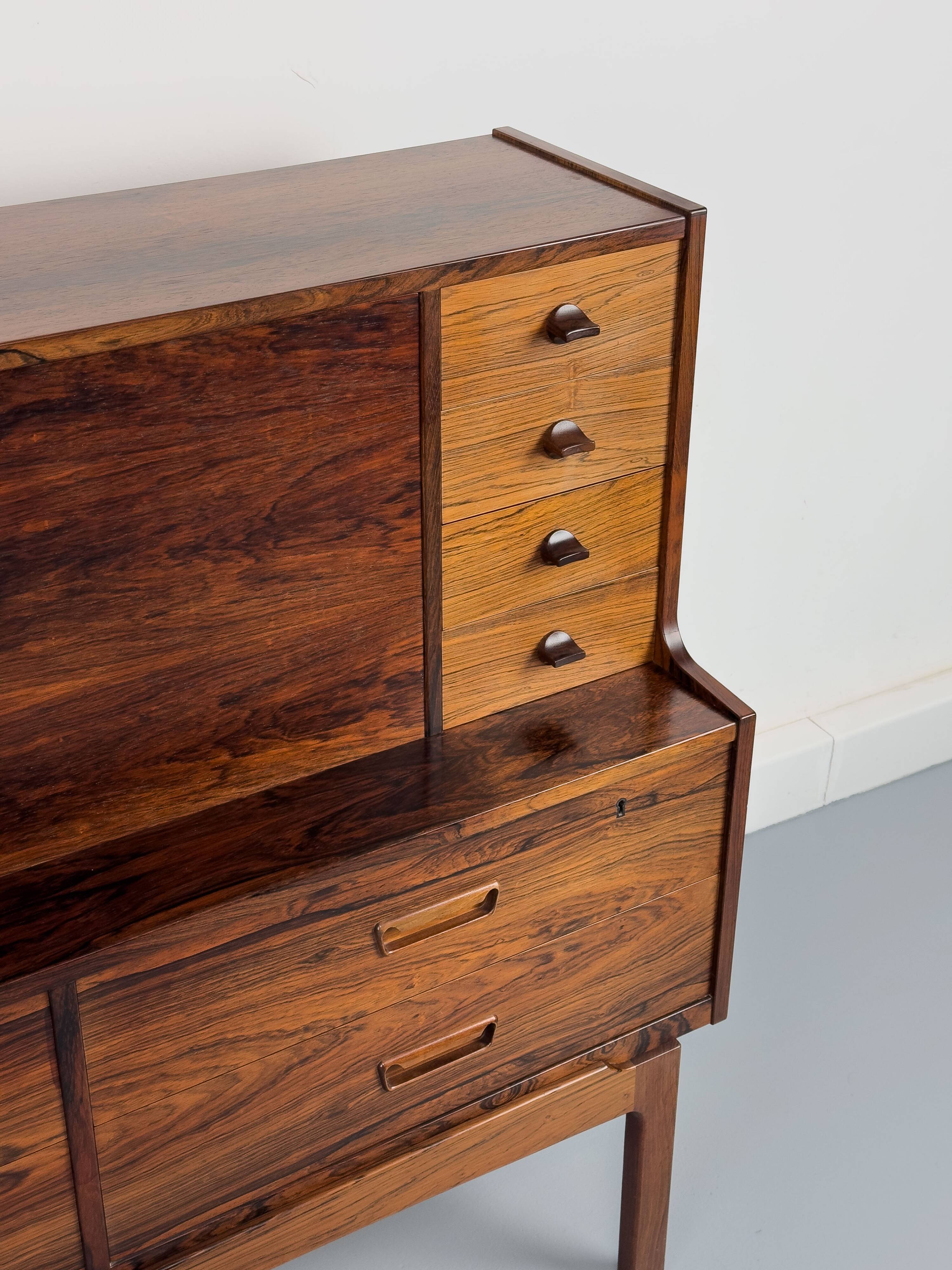 Bureau Secrétaire Mid Century par Arne Wahl Iversen pour Vinde Møbelfabrik, 1960s