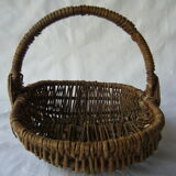Old mushroom basket