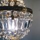 Grapevine balloon chandelier " hollywood regency " 50