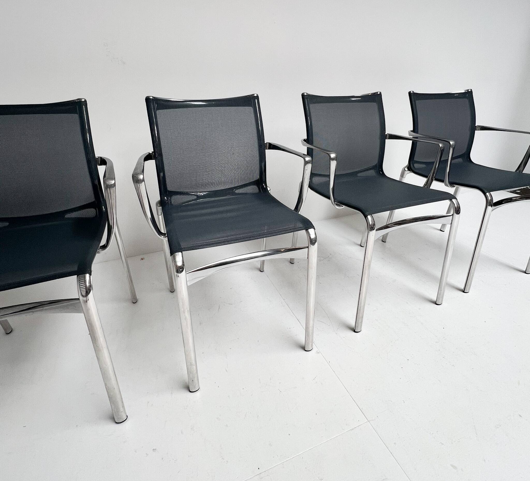 Ensemble de 6 chaises Big Frame 44 par Alberto Meda pour Alias, après 2000