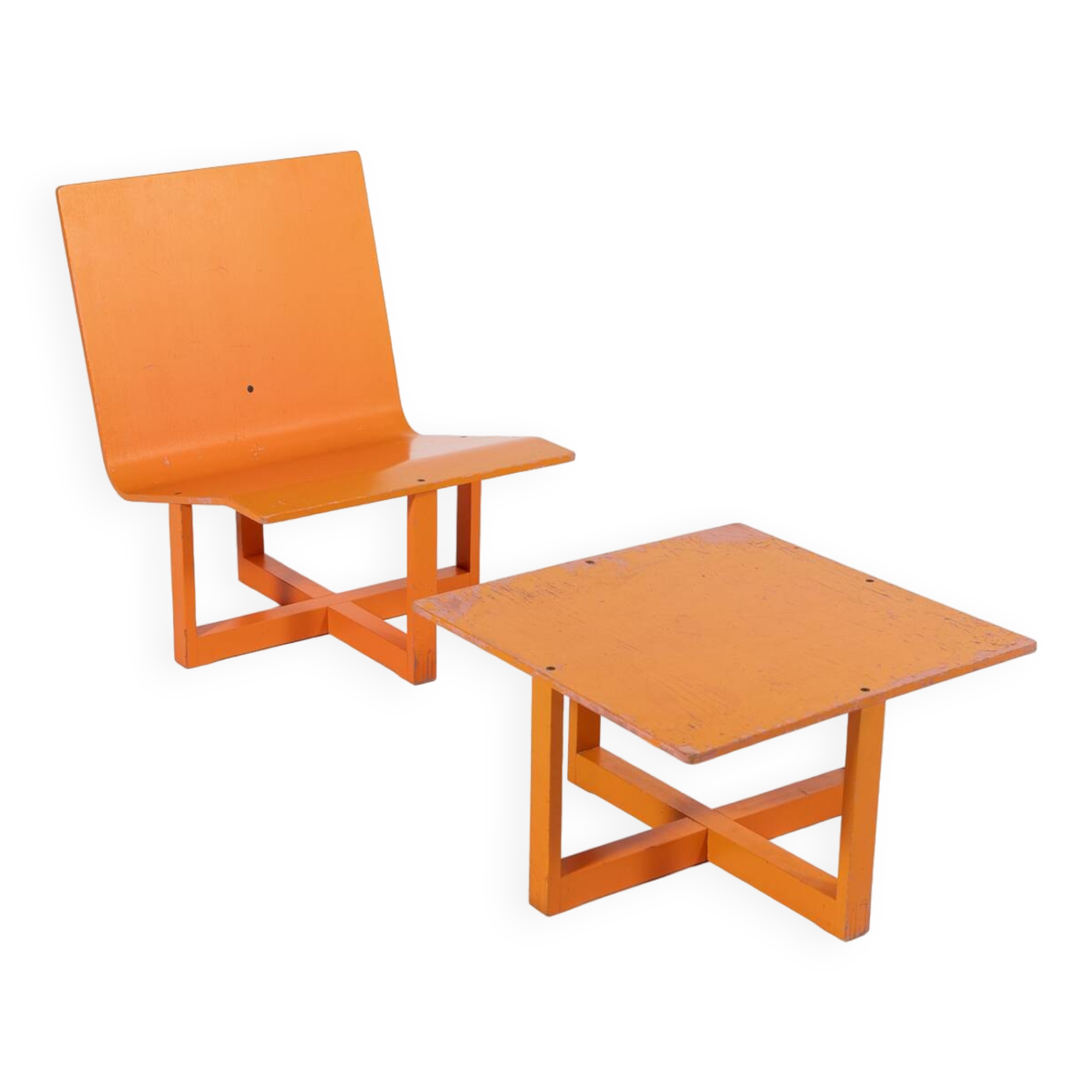 Fauteuil lounge danois moderne de Chr. Rasmussen, années 1970