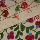 Hand-knotted rug, vintage Turkish rug 50x96 cm