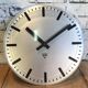 Industrial wall clock from Pragotron, 1980