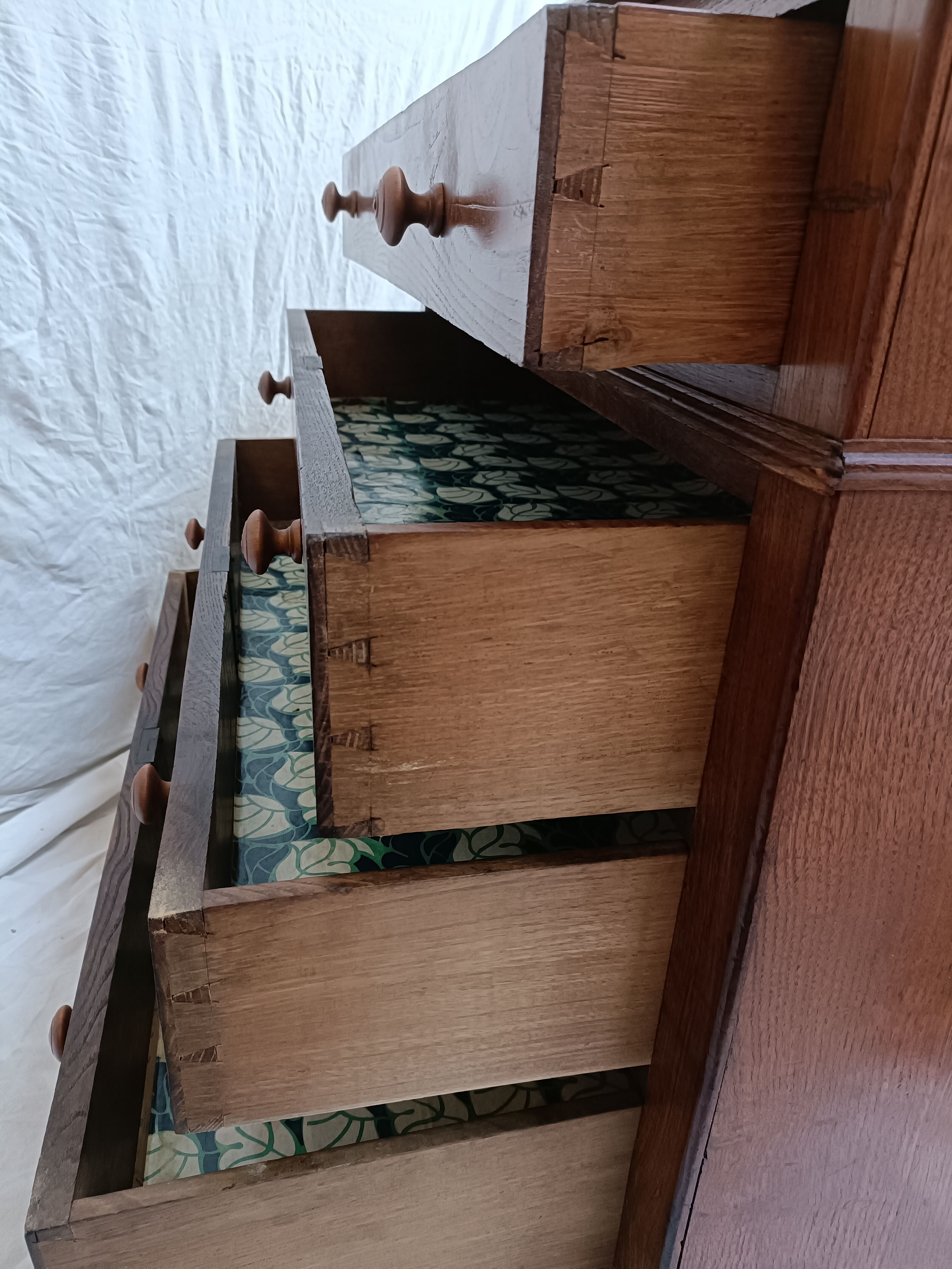Commode en chêne 4 tiroirs