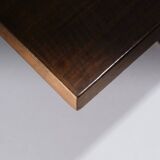 Scandinavian Dark Wood Coffee Table, 1960s