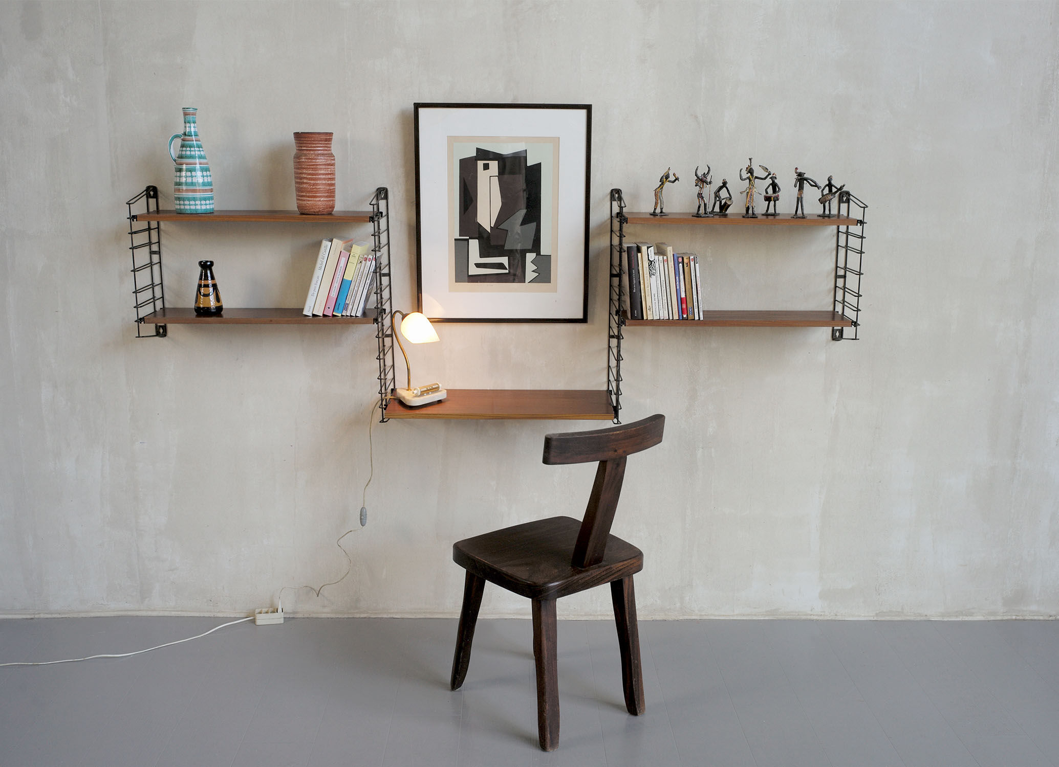 Tomado Holland wall-mounted bookcase/desk 1960