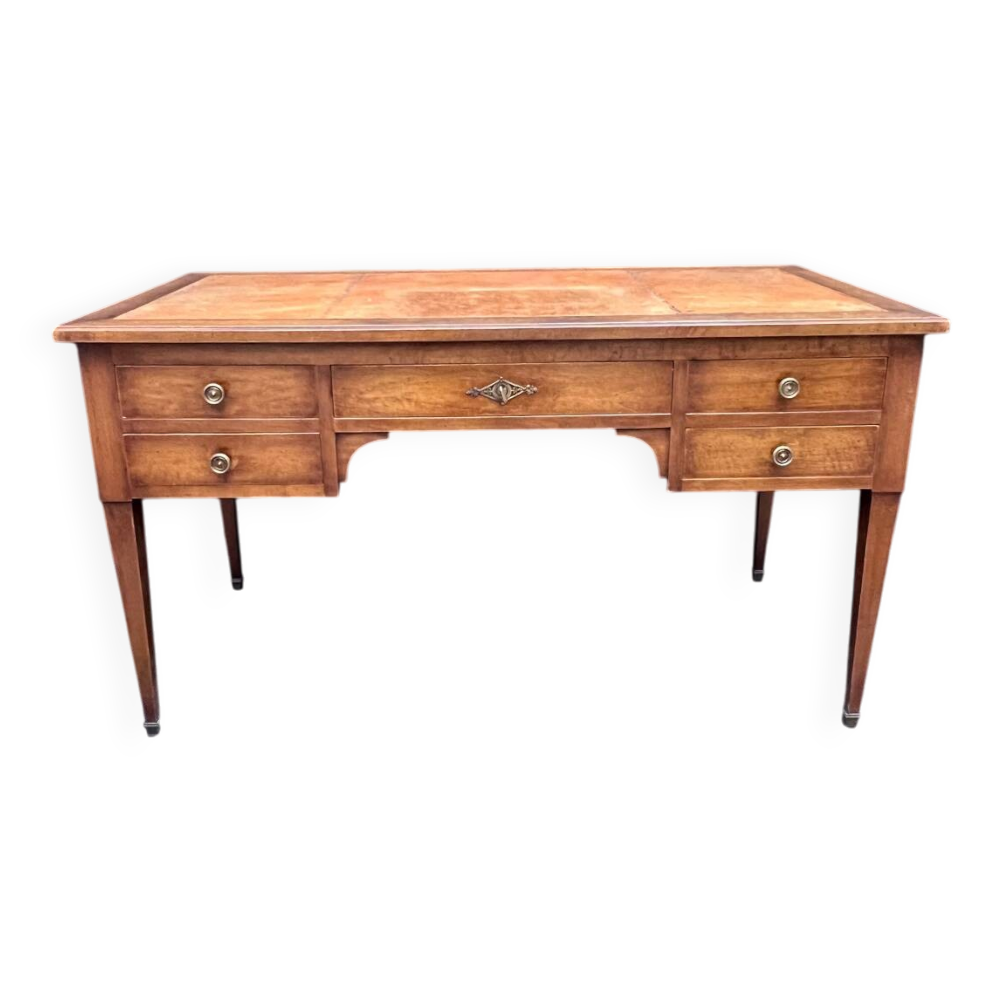 Antique walnut desk with pull-out drawers