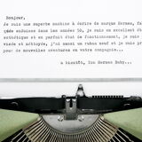 Hermes Baby green lime typemachine revised new ribbon