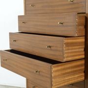 Vintage Midcentury 'Heal's' Chest Of Drawers / Tallboy In Walnut. Modern / Danish Style.