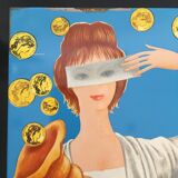 Old sheet metal plate