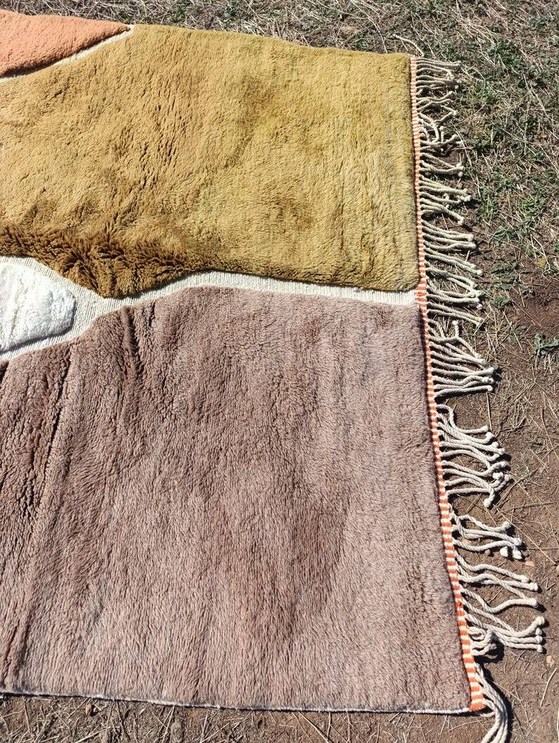 Moroccan Berber rug Mrirt 300 × 200 cm – thick wool, abstract pattern