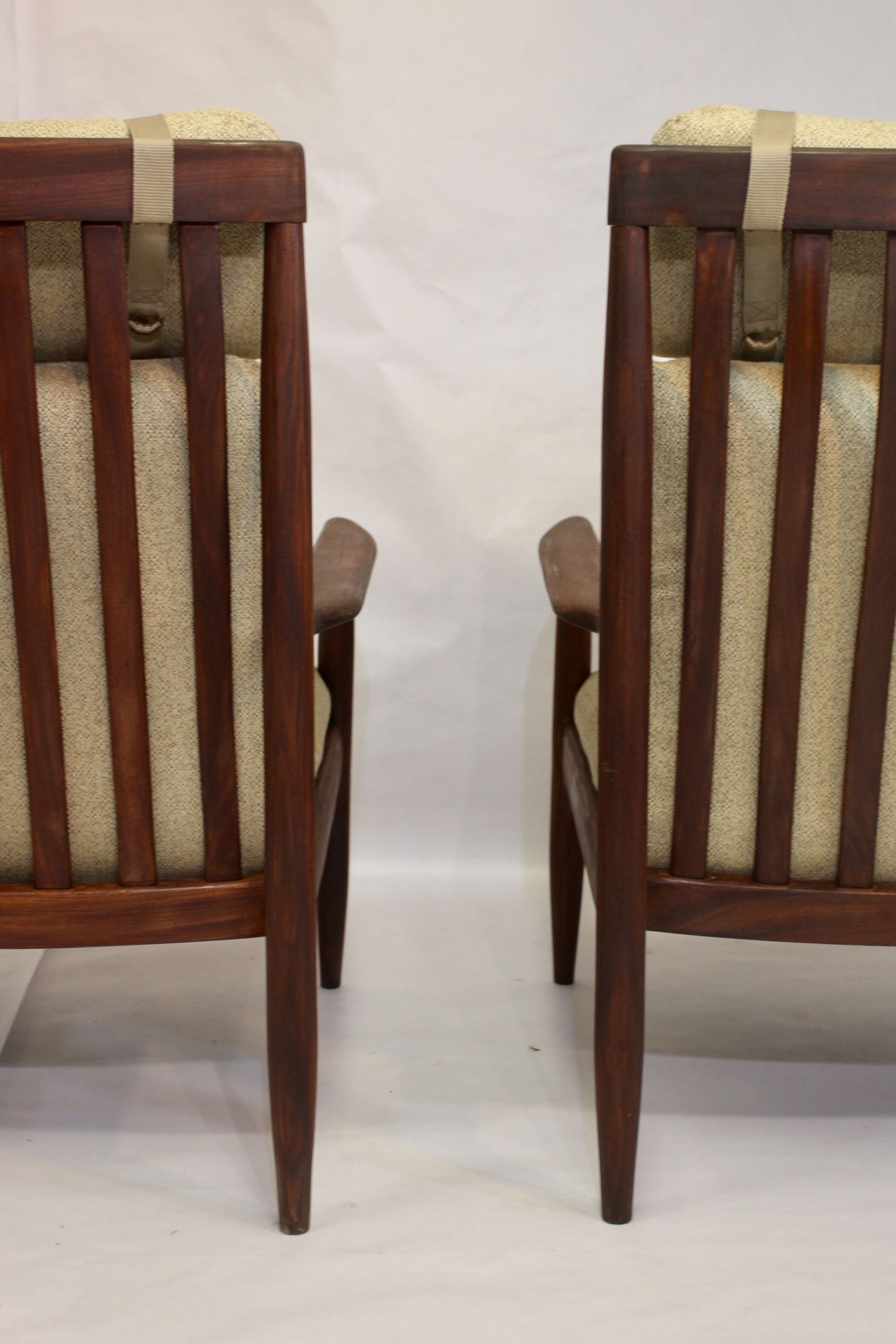 Pair of armchairs by Grete Jalk 1960 Denmark.