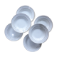 Assiettes creuses x6 porcelaine de St Amand