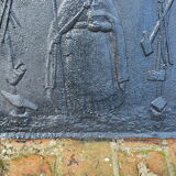 Chimney plate and pair of channels