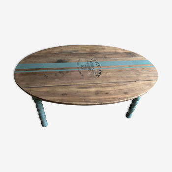 Antique restored walnut table