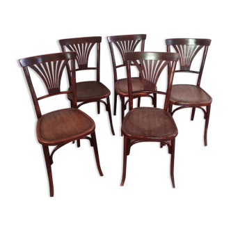 Set of 5 bistro chairs