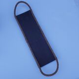 Vintage wooden and rope tray