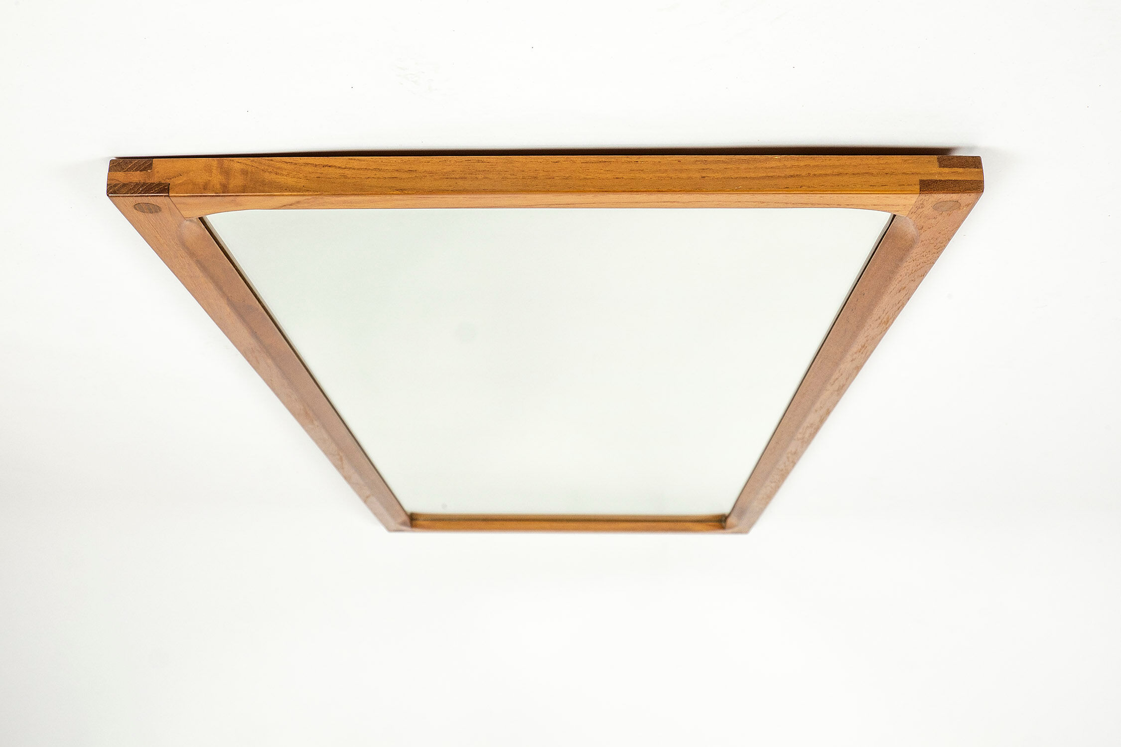Model No. 165 Teak Mirror by Kai Kristiansen for Aksel Kjersgaard, 1960s
