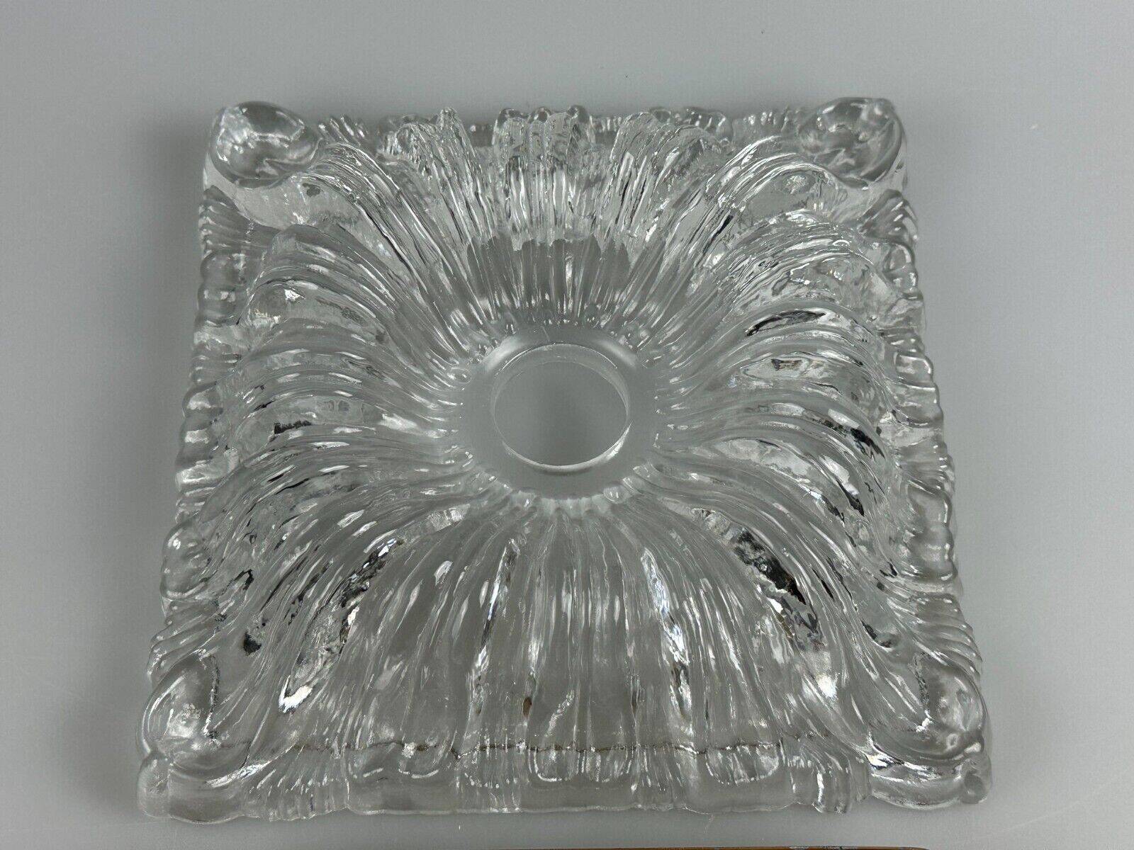 60s 70s ceiling lamp or wall lamp Germany Ice Glass Space Age Design