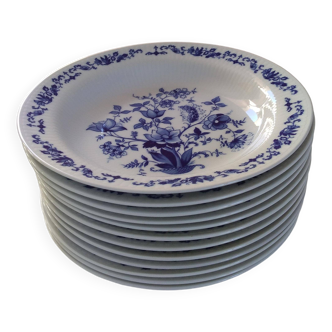 Bavarian porcelain soup plates - 1960s