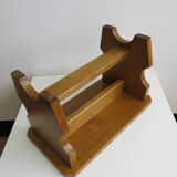 Petit tabouret repose-pieds en bois