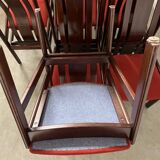 Lot 6 old Italian design bentwood chairs from the 70s vintage
