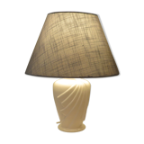 White ceramic lamp from the 1980s