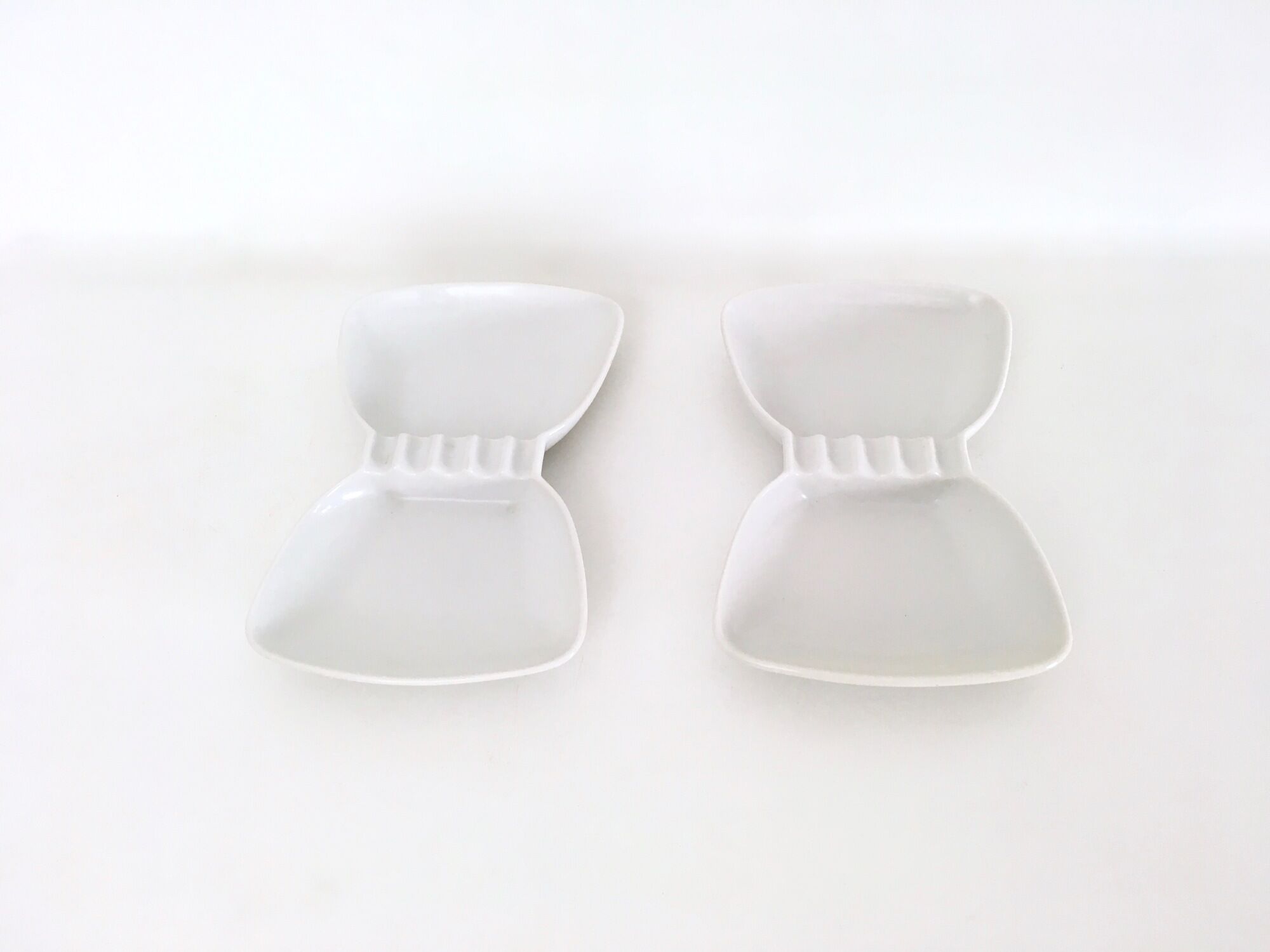 Vintage butterfly porcelain ashtrays by Guido Andlovitz for Laveno