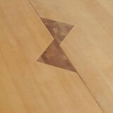 Mid-century massive extendable designer table