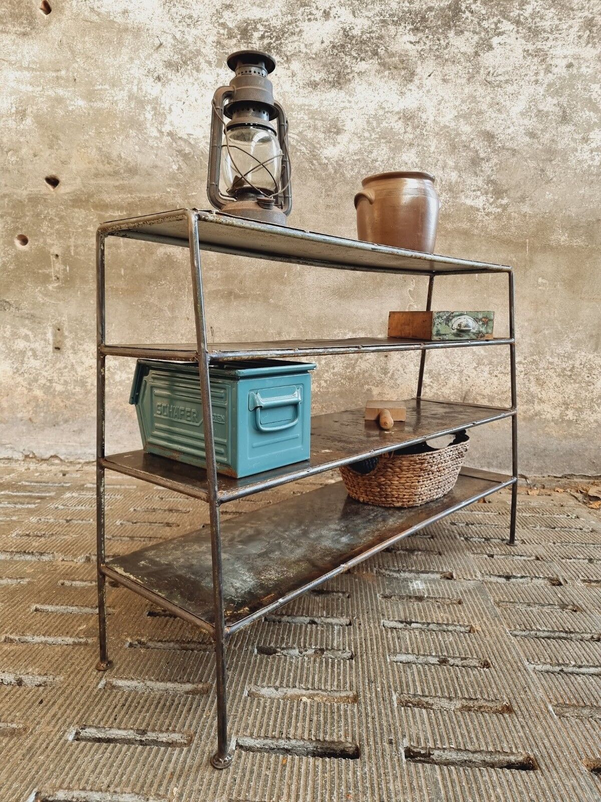 Industrial shelving kitchen rack steel