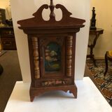 Vintage wooden doll cabinet