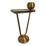 Standing ashtray with shelf from the 60s and 70s
