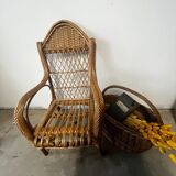 Children's rattan armchair