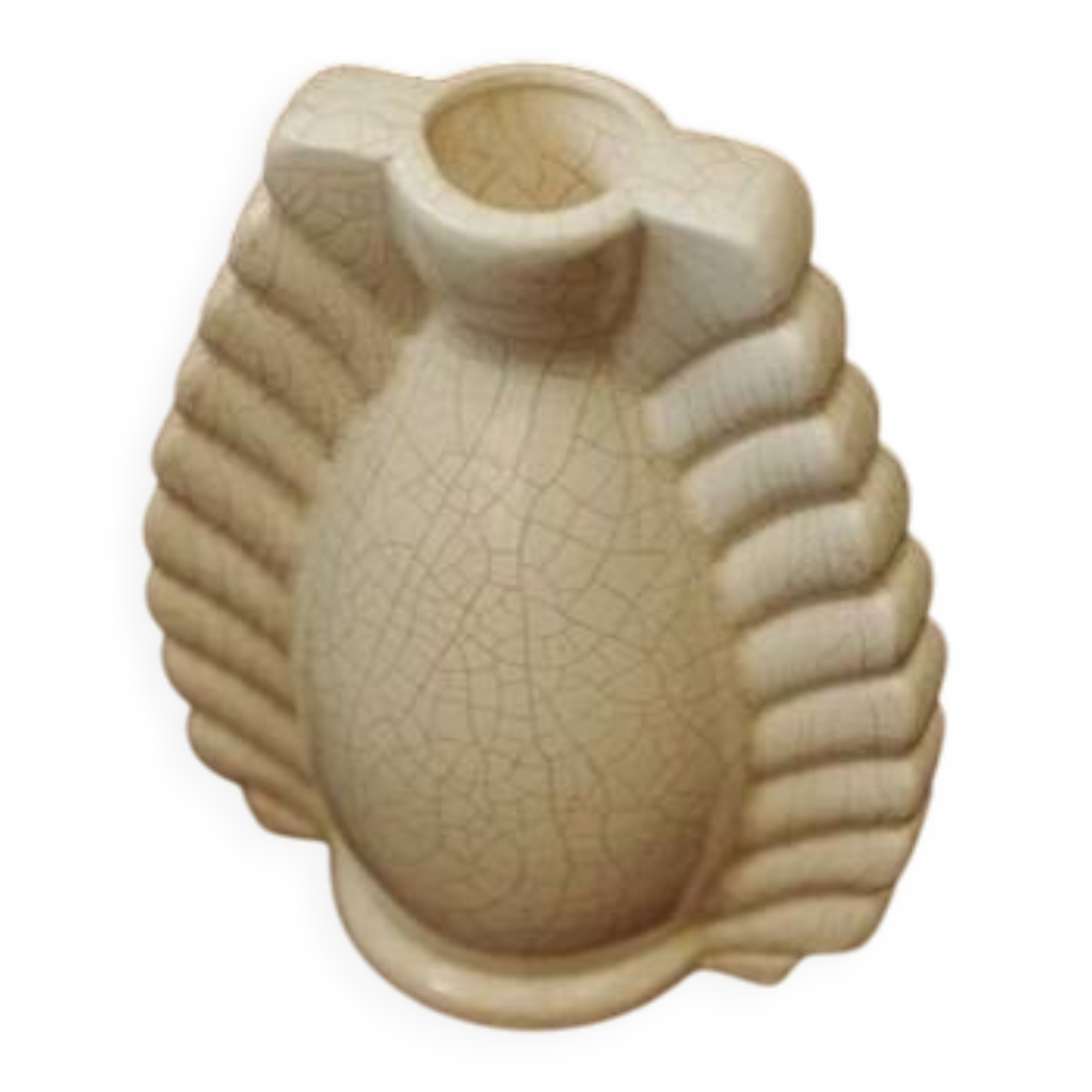 cache pot vase craquelée designer Didier Blatard ceramique