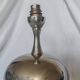 Pied de lampe Philippe Barbier, inox, 1970