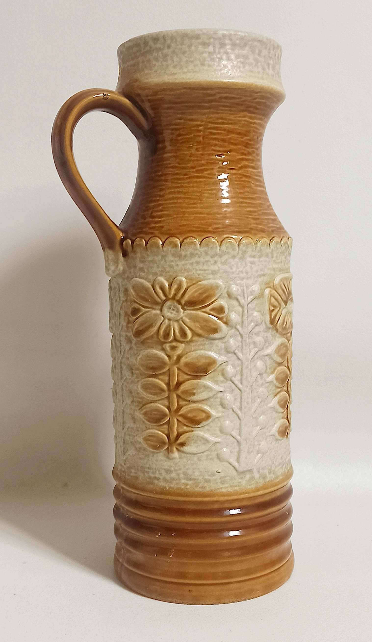 Ceramic vase West Germany 70s Height 40 cm